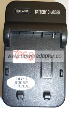 VIDEO DIGITAL CAMERA BATTERY CHARGER USED 600mA FOR DB70 S008E B - Click Image to Close